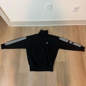 Adidas Black Quarter Zip-Up Jacket - S